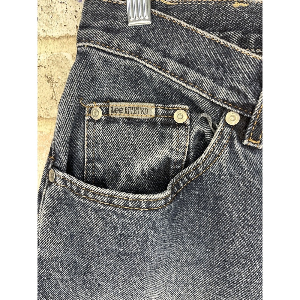SK05430 USA VINTAGE **LEE RIVETED** RELAXED FIT WOMENS JEANS sz10M - Picture 3 of 4